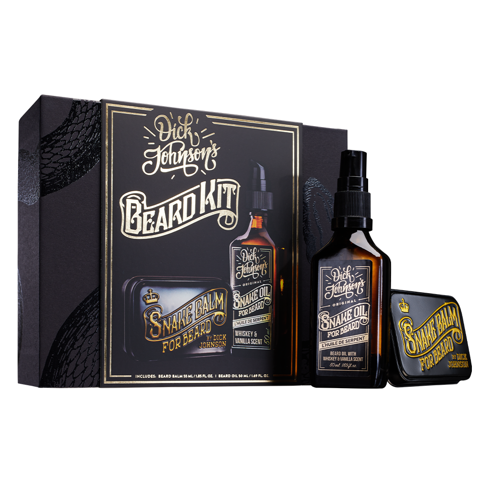 Bartpflege Kit - Dick Johnson Bartpflege Geschenkset Bartpflege Set Dick Johnson