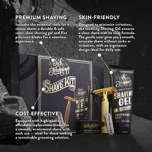 Shave Kit - Rasur Geschenk Set Rasur Set Dick Johnson