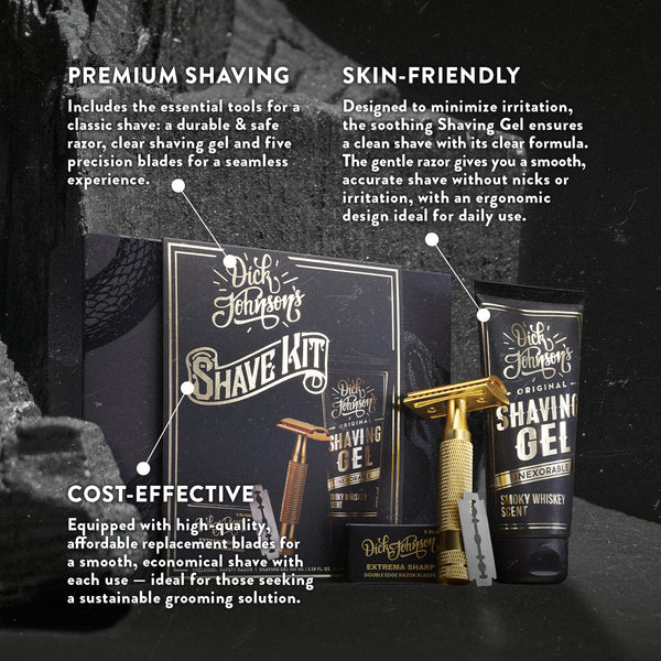 Shave Kit - Rasur Geschenk Set Rasur Set Dick Johnson