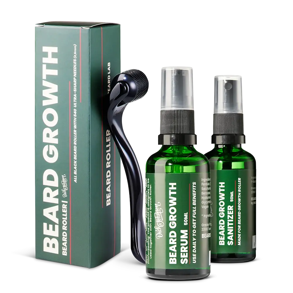 Beard Growth Set Bartwachstum Dick Johnson