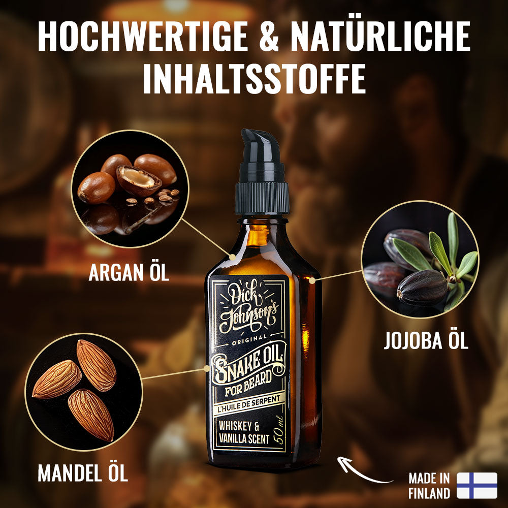 Dick Johnson Bartpflege Set - Neukunden Deal Bartpflege Aktion Dick Johnson