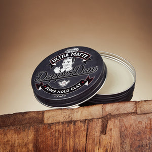 Haarwachs Super Hold Clay Matte Haarwachs Dapper Dan Deluxe