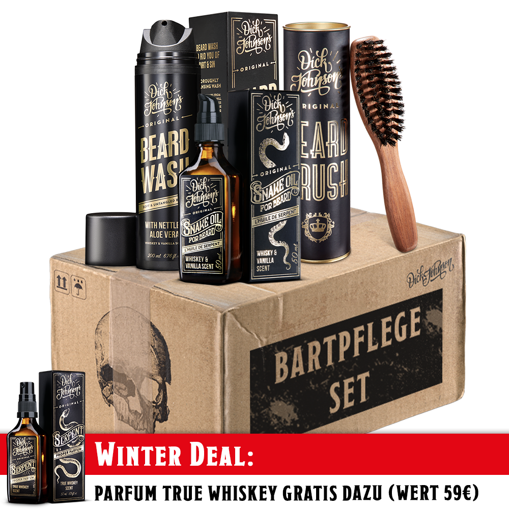 Dick Johnson Bartpflege Set - Neukunden Deal Bartpflege Aktion Dick Johnson
