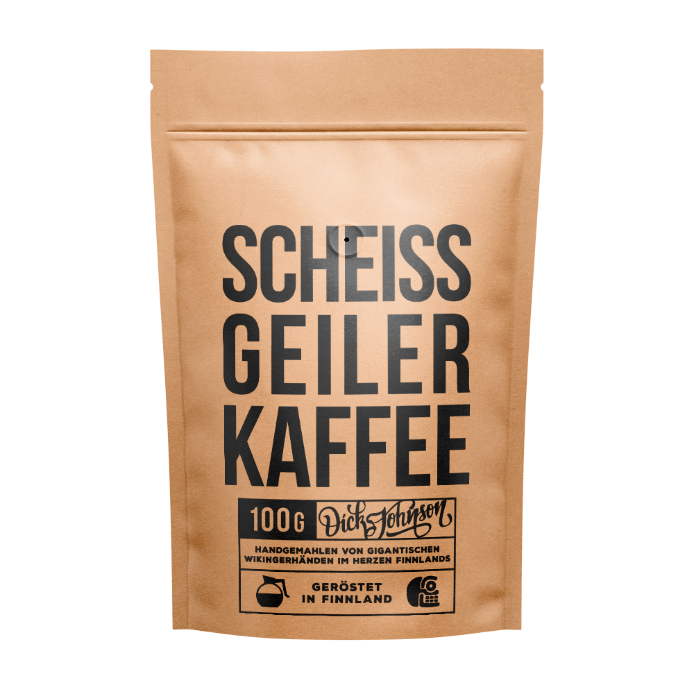 Scheiss Geiler Kaffee Dick's Survival Goods Kahiwa Coffee   