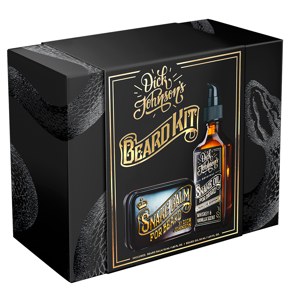 Bartpflege Kit - Dick Johnson Bartpflege Geschenkset Bartpflege Set Dick Johnson